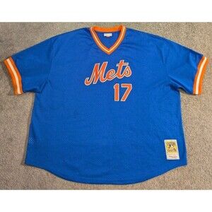 MItchell & Ness New York Mets 1986 Keith Hernandez Baseball Jersey Men's 5XL 64